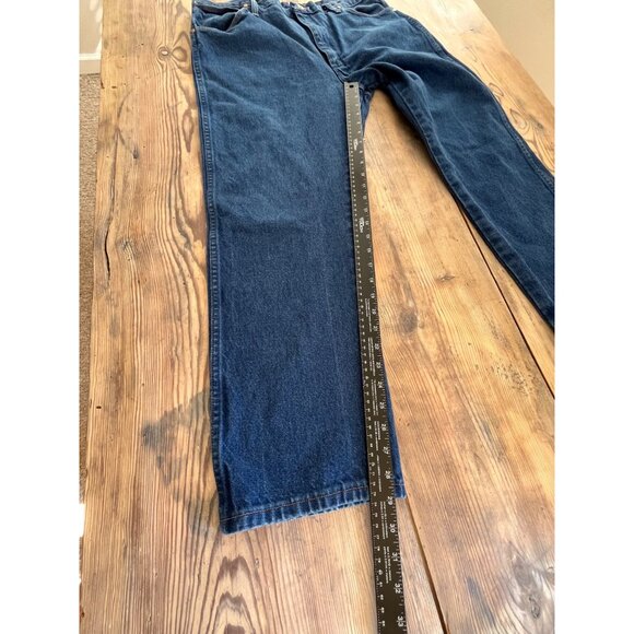 VTG Wrangler Cowboy Cut Jeans Mens 38X30 13MWZPW Western 90s - Picture 6 of 6